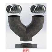 HPI SET-2 pro plochou střechu s ventilační turbínou LOMANCO BIB 14
